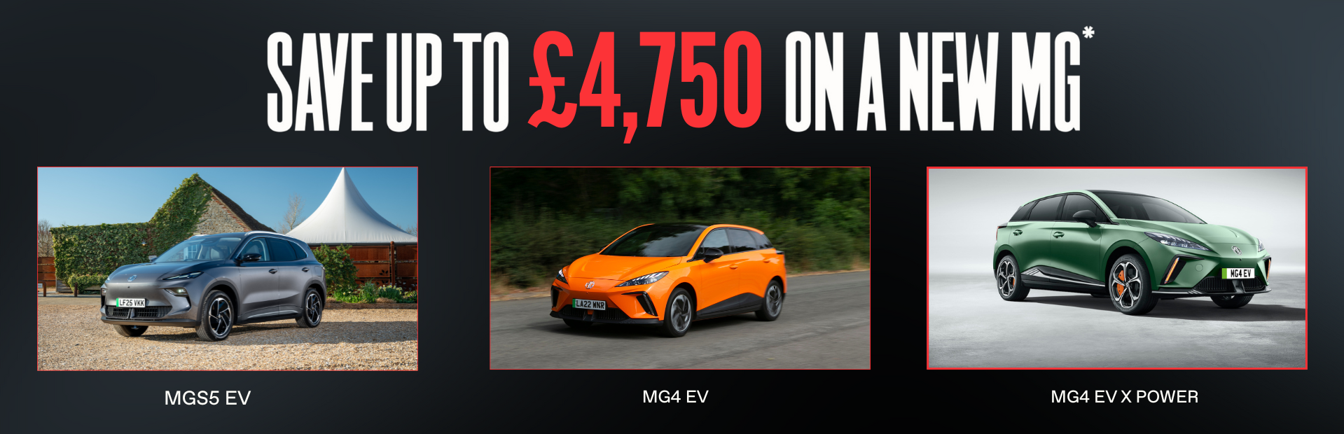 Save up to 4750 on a new MG